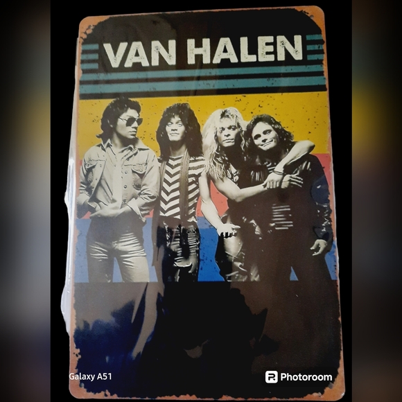 🤘NEW! 🎸#Van Halen - metal art #Rock 'n Roll #Pasadena. Cali #Eddie - Picture 3 of 3